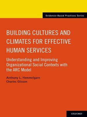 cover image of Building Cultures and Climates for Effective Human Services